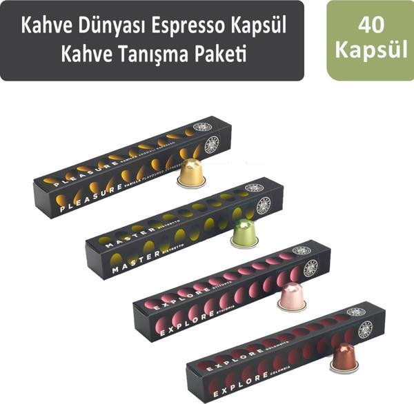 Kahve Dünyası Espresso Kapsül Tanışma Paketi 40 Kapsül - Image 1
