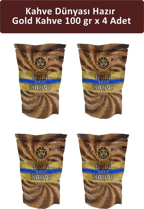 Kahve Dünyası Gold Hazır  Kahve 100 gr x 4 Adet - Image 1