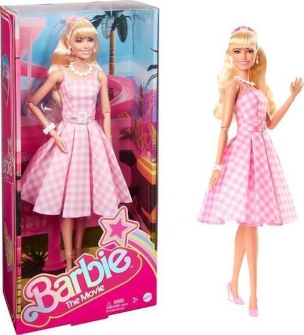 Barbie The Movie - Barbie Pembe Elbiseli Bebek HPJ96 Lisanslı Ürün - Image 1