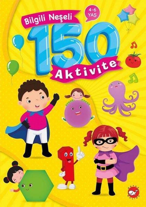 Bilgili Neşeli 150 Aktivite 4 - 6 Yaş - Beyaz Balina Yayınları - Image 1