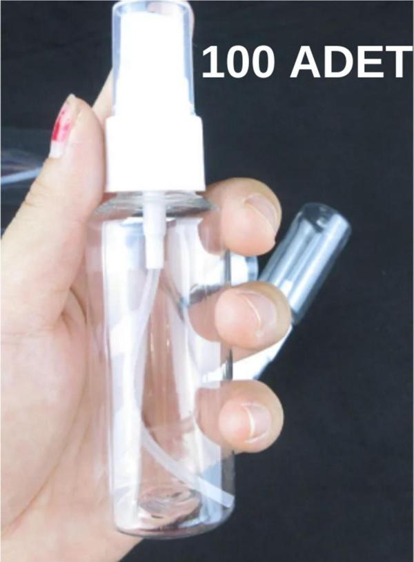 Bilgehan Buklet Sprey Başlıklı Boş Şişe 75Ml 100 Adet + 6 Hediye - Image 1