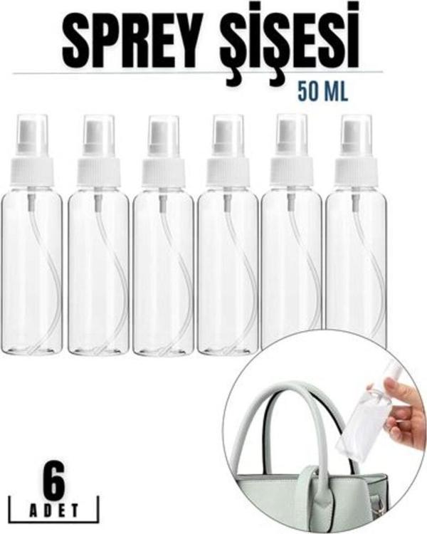 Emr Yapı Transformacion 50 Ml Püskürtücü Boş Sprey Şişe 6 Adet 718727 - Image 1
