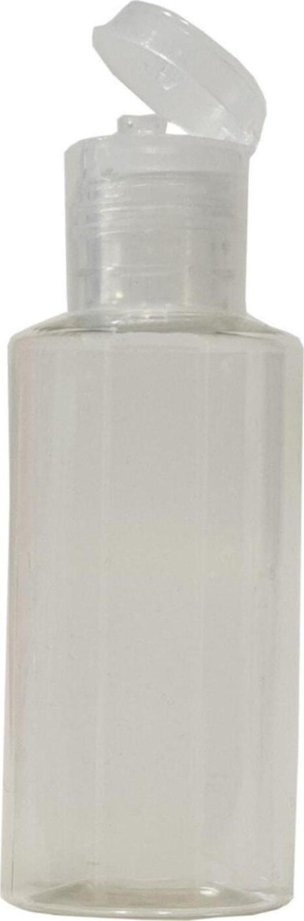 Paradise Sert Plastik 50 Ml Boş Sprey Kolonya Dezenfektan Silindir Şişesi + Kapak 5 Adet - Image 1