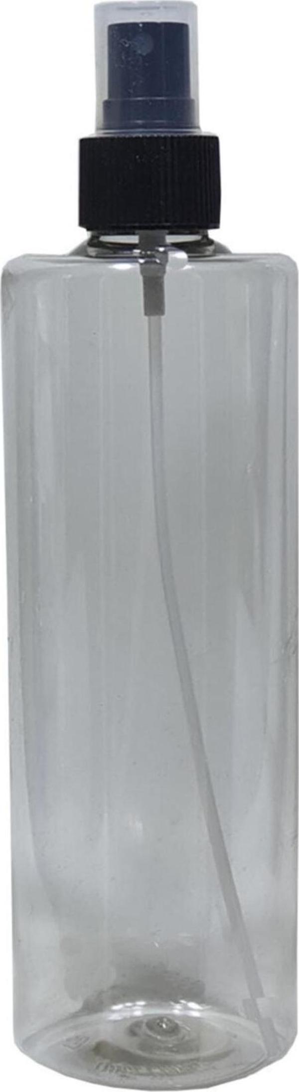 Paradise Sert Plastik 500 Ml Boş Sprey Kolonya Dezenfektan Şişesi + Sprey Valf 10 Adet - Image 1