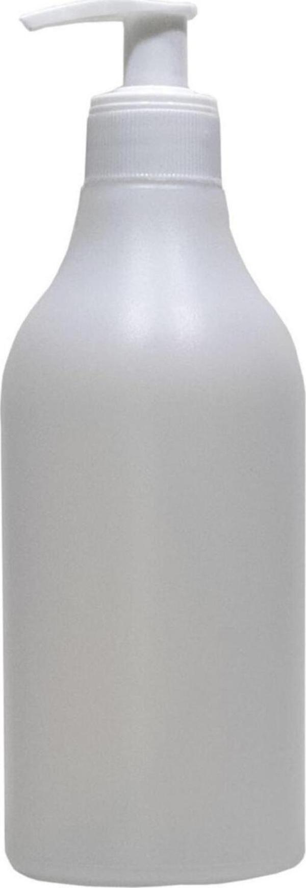 Paradise Sert Plastik 500Ml Boş Sprey Kolonya Dezenfektan Şişesi + Sıvı Sabun Pompalı 2 Adet - Image 1