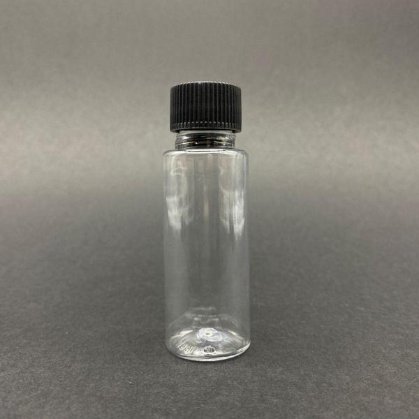 Pause Art Home 30 Cc Plastik Şişe - Siyah Kapaklı - 30 Ml Kapaklı Pet Şişe 50 Adet - Image 1