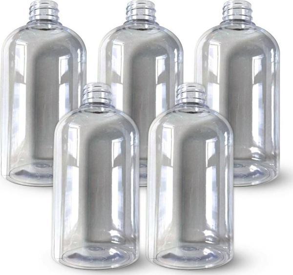 Pet Şeffaf Boş Şişe 500 Ml 5 Adet - Image 1