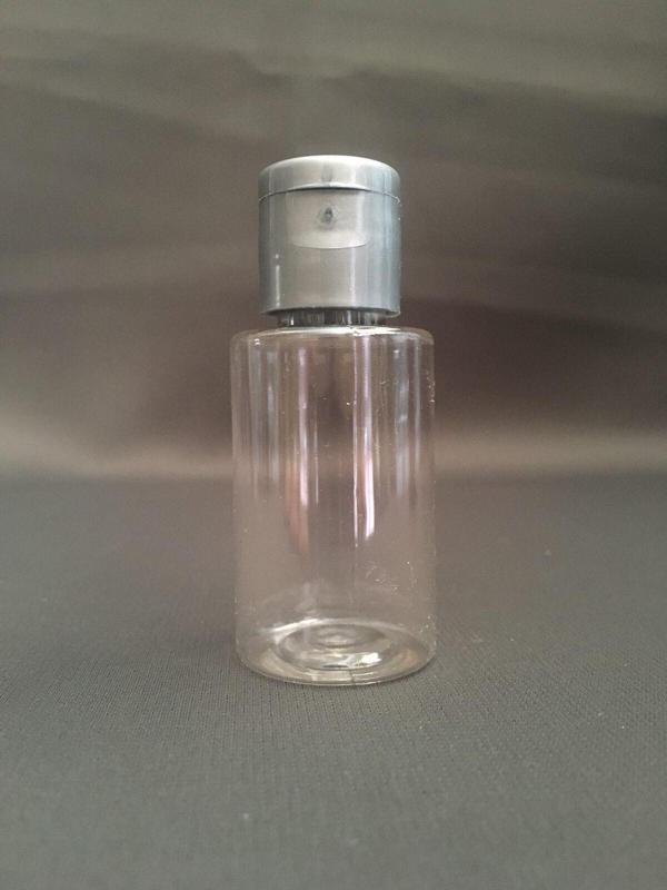 Ssepetlesene 10 Adet 30 Ml Fliptop Kapaklı Om80 Gri Kapaklı Dezenfektan Kolonya Boş Plastik Şişesi - 30 Ml - Image 1