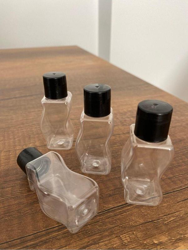 Uygarsarı 100 Adet Kapaklı Boş Şişe 30 Ml Dekoratif Şampuan Şişesi Us-06 - Image 1