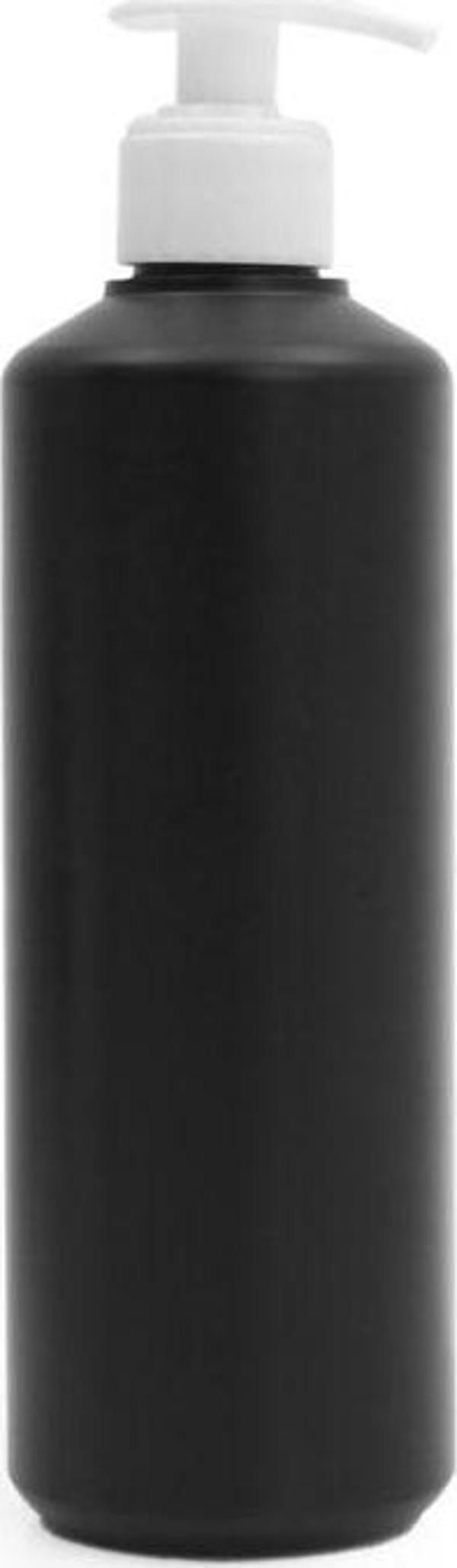 Makrobay 500Ml - Sıvı Sabun Pompalı - Siyah - Polietilen Şişe - 5 Adet - Image 1