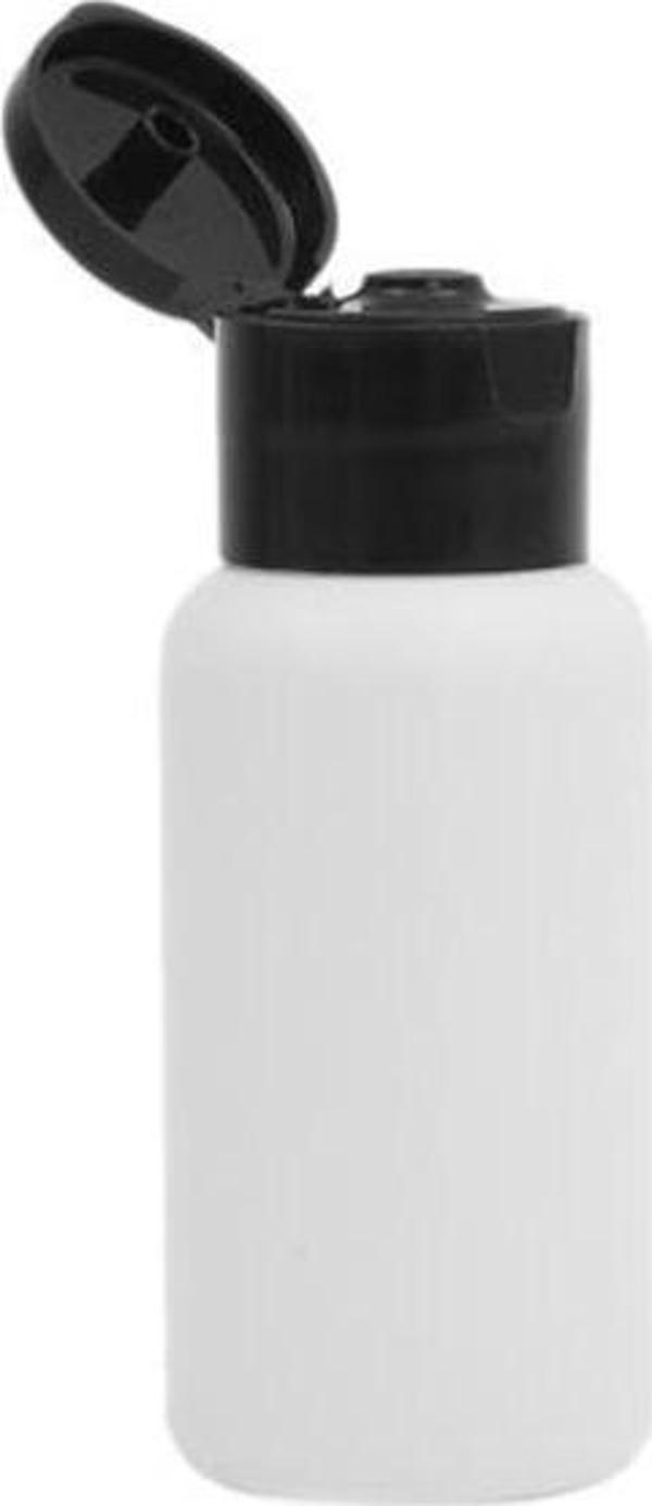 Makrobay 50Ml-Fliptop-Siyah Kapaklı-Dezenfektan-Kolonya-Likit Şişe-25 Adet - Image 1