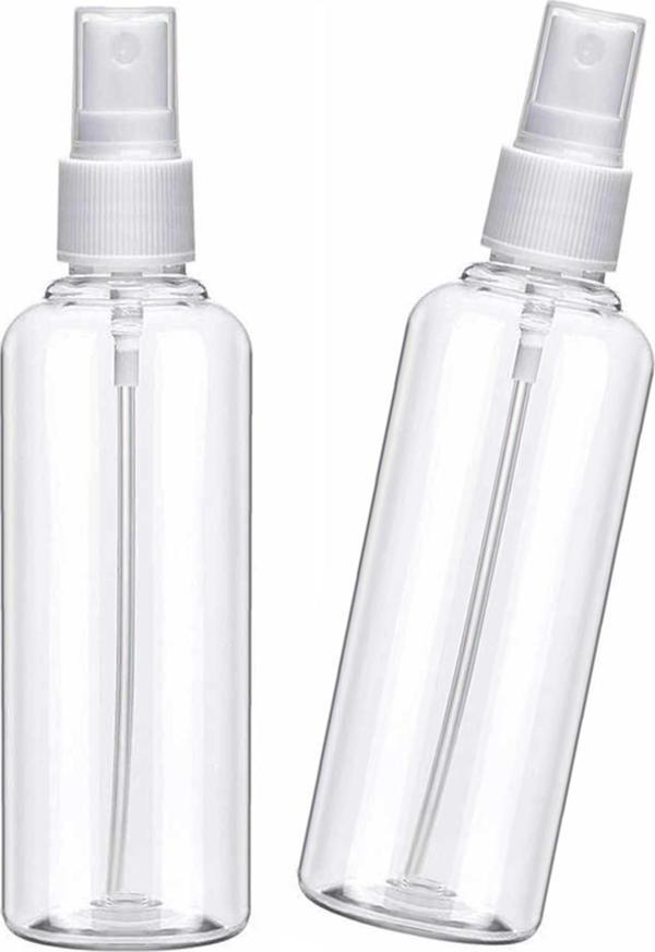 Zeyd Ticaret Sprey 100 Ml Boş Şişe Spreyli Kolonya Şişesi Doldurulabilir Cep Plastik Parfüm Şişesi Dezenfektan - Image 1