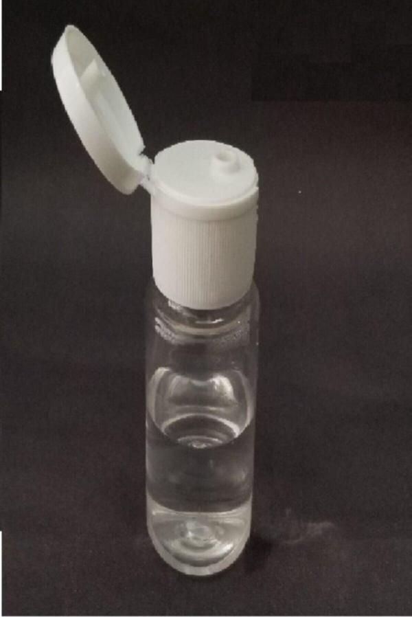 Ziylan 20Ml Şeffaf Plastik Şişe+Fliptop Kapak,Dezenfektan Şişesi,Açmalı Kapak,Boş Şişe,50 Adet - Image 1