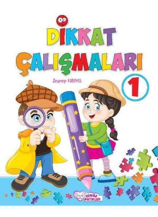 Okul Öncesi Dikkat Çalışmaları 1 - 2 - Pembe Patikler - Image 1