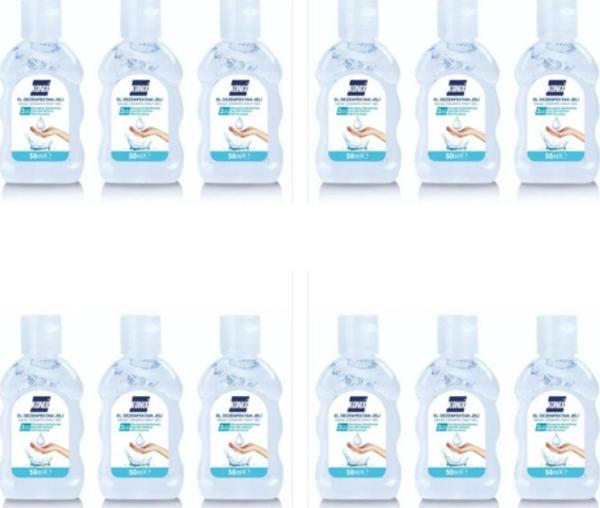 Konix El Dezenfektan Jeli 50 Ml 12 Adet - Image 1