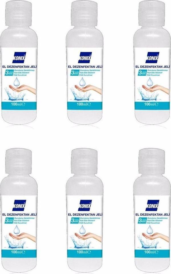 Konix Jel Dezenfektan 100 Ml - 6'Lü Paket - Image 1