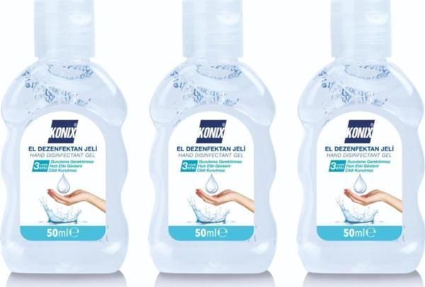 Konix Konıx  El Dezenfektan Jeli 50 Ml 3 Adet - Image 1