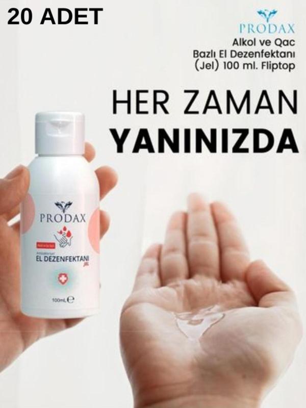 Prodax Jel El Dezenfektanı 100Ml (20 Adet) - Image 1