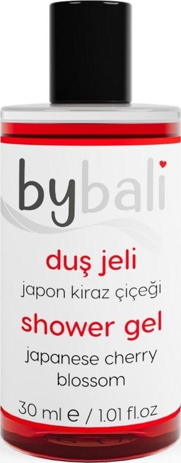 Bybali 15 Adet Tek Kullanımlık Japon Kiraz Çiçeği Duş Jeli Shower Gel Standart Otel Tipi Mini 30 Ml Şişe - Image 1