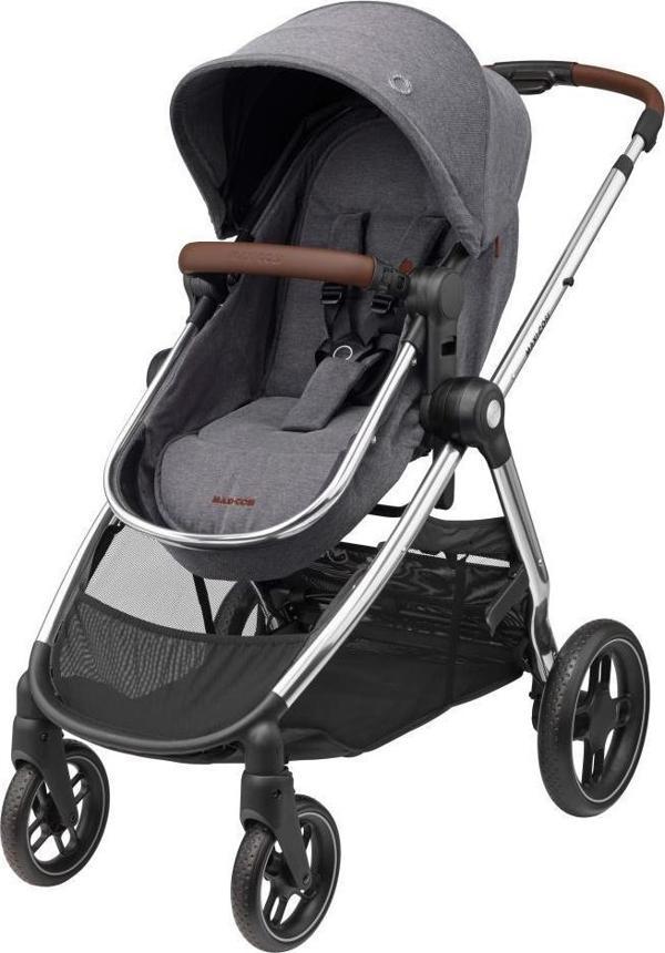 Maxi-Cosi Zelia3 Luxe 2'si Bir Arada Portbebeli Premium Bebek Arabası Twillic Grey - Image 1