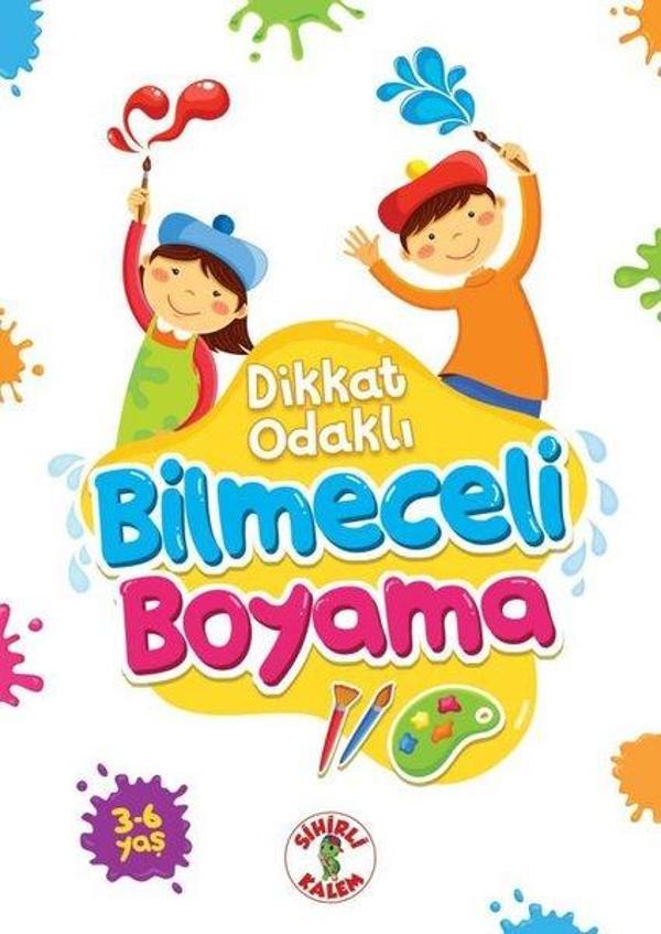 Bilmeceli Boyama-Dikkat Odaklı 3-6 Yaş - Sihirli Kalem - Image 1