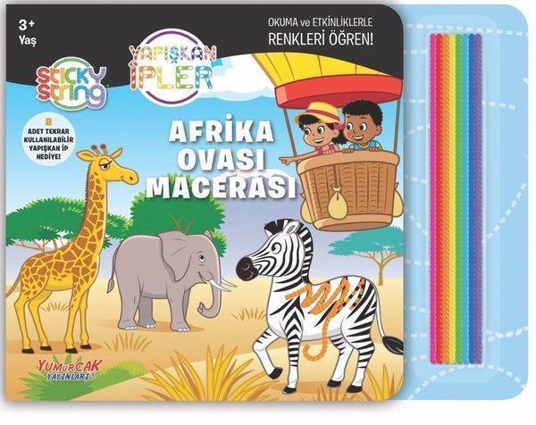 Afrika Ovası Macerası - Yapışkan İpler 3+ Yaş - Yumurcak Yayınları - Image 1