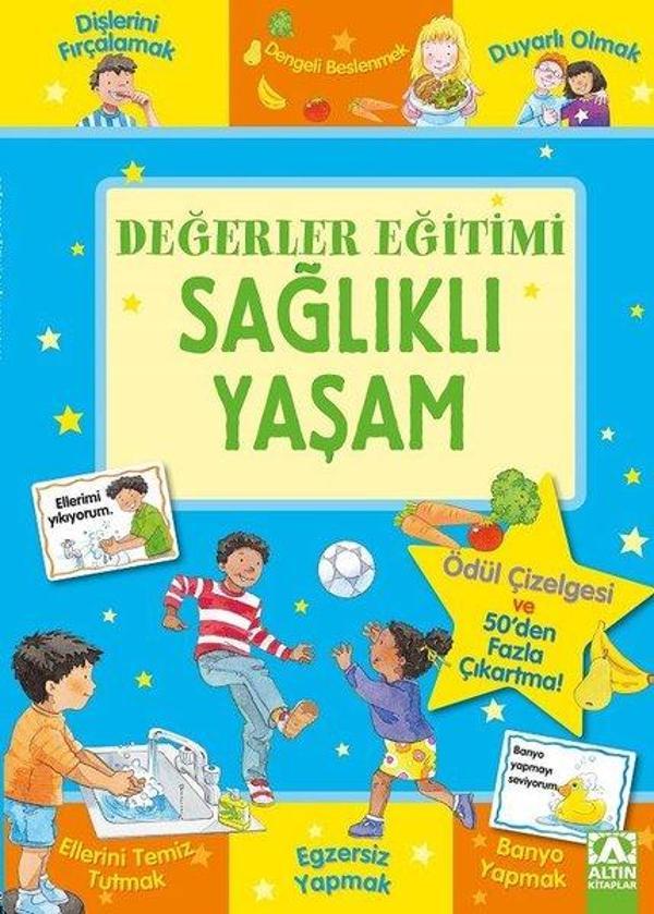 Değerler Eğitimi Sağlıklı Yaşam Kitabı - Altın Kitaplar - Image 1