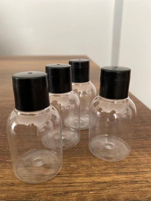 Aksesuar 100 Adet Kapaklı Boş Şişe 35 Ml Dekoratif Şampuan Şişesi - Image 1