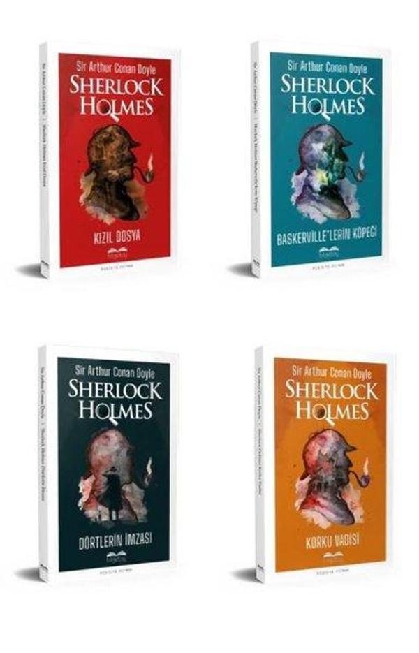 Sherlock Holmes Serisi Seti - 4 Kitap Takım - Bilgetoy - Image 1
