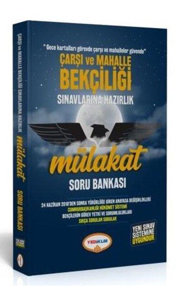 Yediiklim Yayınevi Çarşı Ve Mahalle Bekçiliği Sınavlarına Hazırlık Mülakat Soru Bankası - Yediiklim Yayınları - Image 1