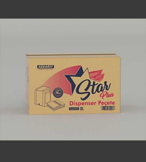 Star Dispenser Peçete 17X21 Cm 120 Yaprak X 18 Adet - Image 1