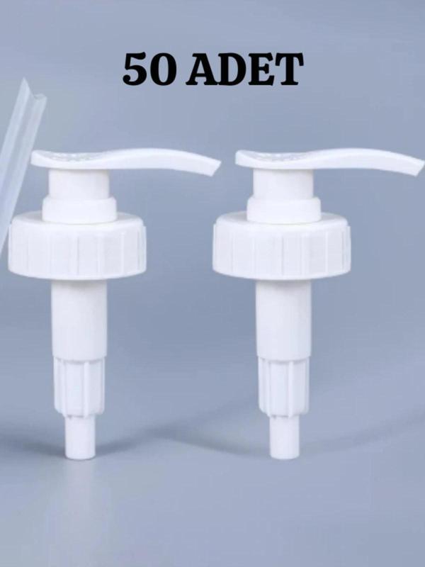 Bilgehan Buklet 50 Adet Sıvı Sabunluk Şişe Yedek Pompası Başlığı - Image 1