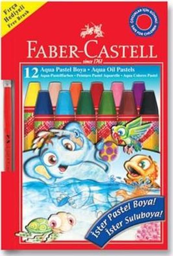 Faber-Castell Aqua Pastel Boya, 12 Renk - Image 1