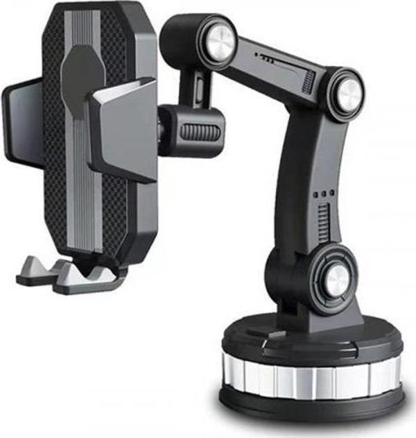 Coofbe Robotic 2İN1 Araç İçi Torpido Üzeri Telefon Tutucu Araç Ön Cam Telefon Tutucu Teleskopic - Image 1