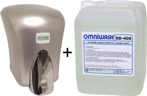 Omniwash SD-400 5 Litre Köpük Sabun ve Dispenser Seti - Image 1