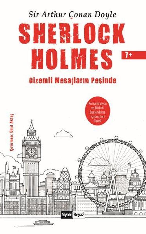Sherlock Holmes - Gizemli Mesajların Peşinde 7+ - Siyah Beyaz - Image 1
