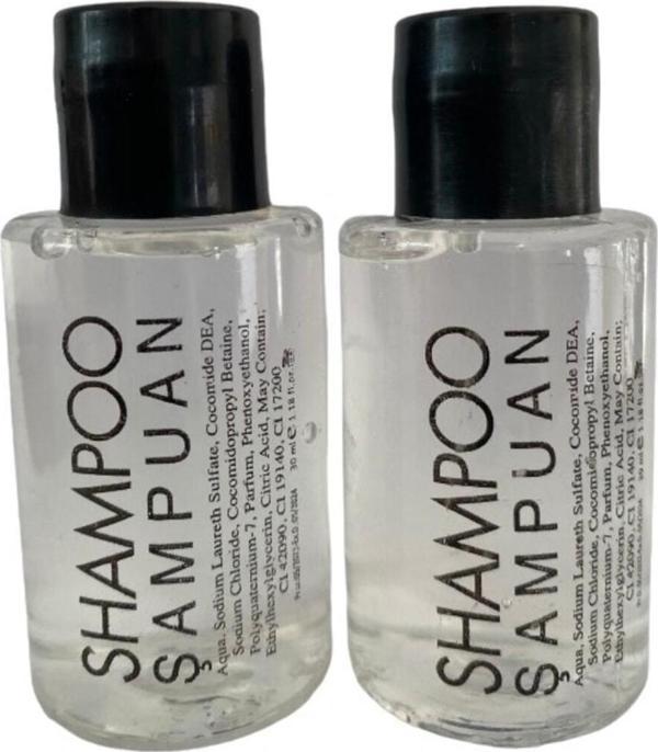 Aksesuar 450 Adet Standart Otel Tipi Mini Duş Şampuanı 30 Ml Silindir Şişe - Image 1