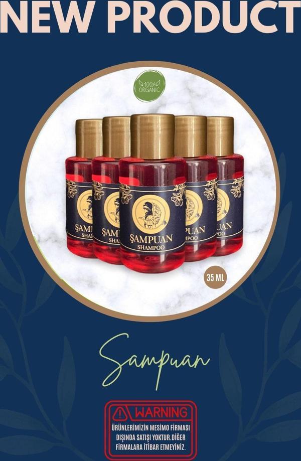 Mesimo Otel Tipi Şampuan Etiketli 35 Ml 350 Adet - Image 1