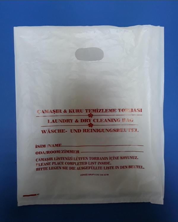 Cengizgrup Otel Kirli Çamaşır Poşeti Torbası Laundry Bag Hijyen Torbası Kuru Temizleme Torbası 1000 Adet - Image 1