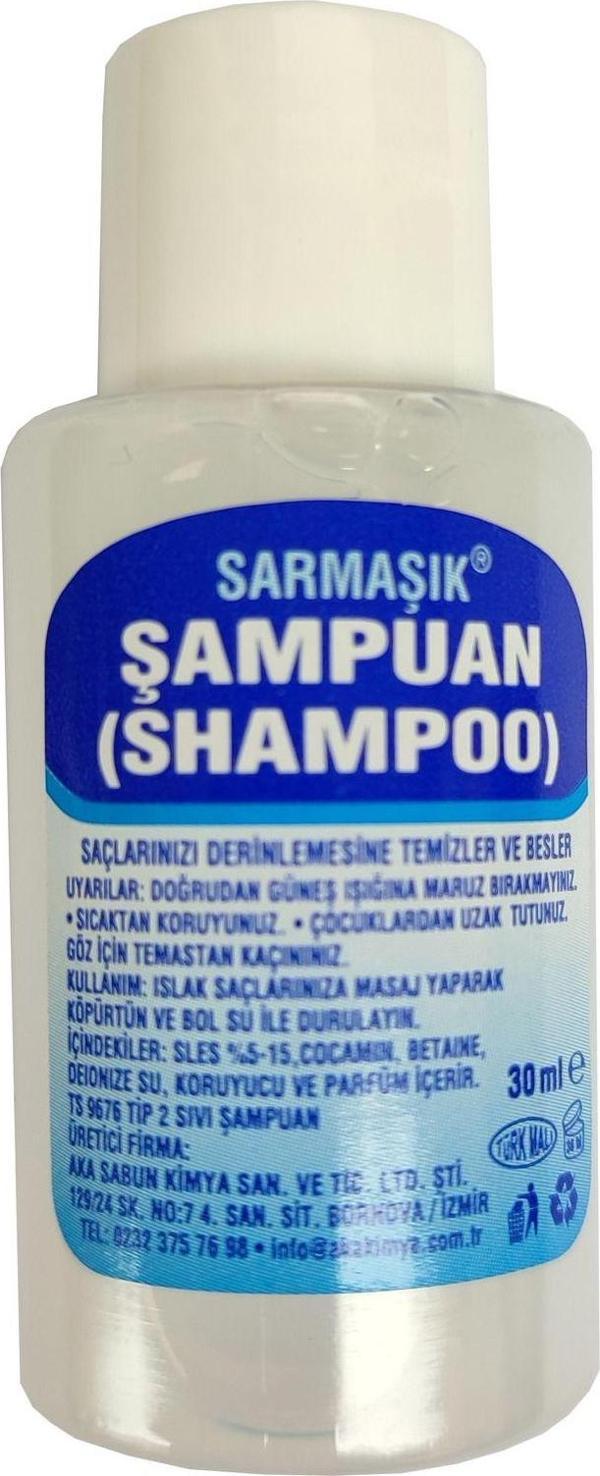 Sarmaşık Mini Otel Saç Şampuanı - 30Cc/30 Ml. - 300 Adet / Koli - Image 1