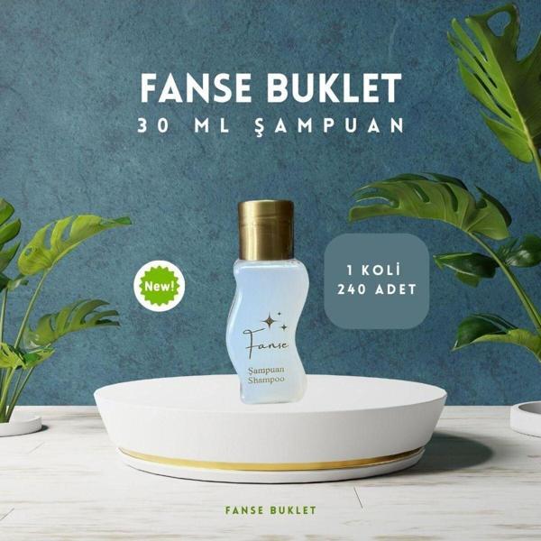 Fanse Otel Temizlik Medikal Malzemeleri Fanse 30 Ml Otel Tipi Şampuan 1 Koli 240 Adet - Image 1