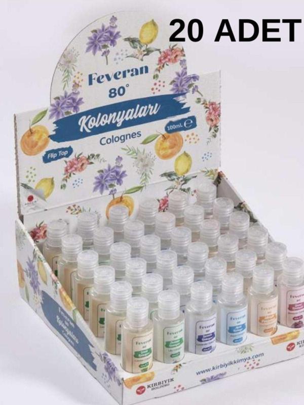 Feveran Limon Kolonyası 100Ml (20 Adet) - Image 1