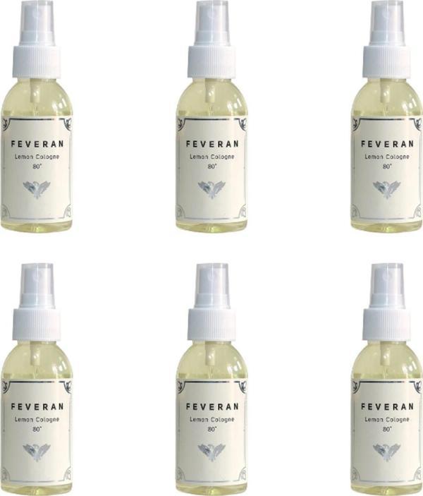 Feveran Limon Kolonyası Parfümlü 100Ml (6 Adet) - Image 1