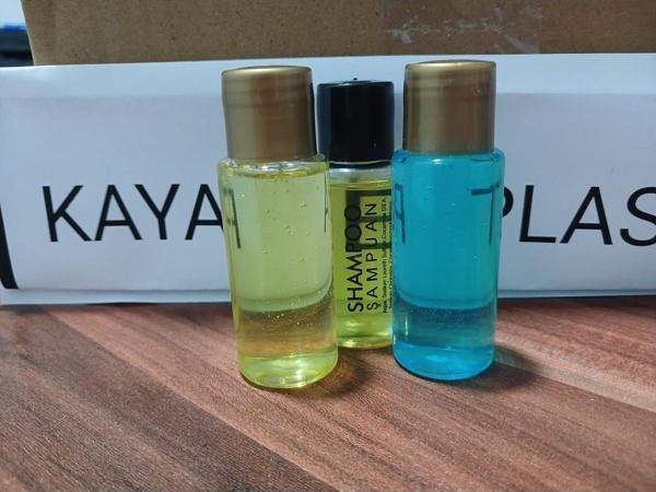 Kayapet 500 Adet Şampuan. Otel Buklet Şampuan. Seyahat Boy.Tek Kullanımlık. Baskılı Şişe. 30 Ml - Image 1