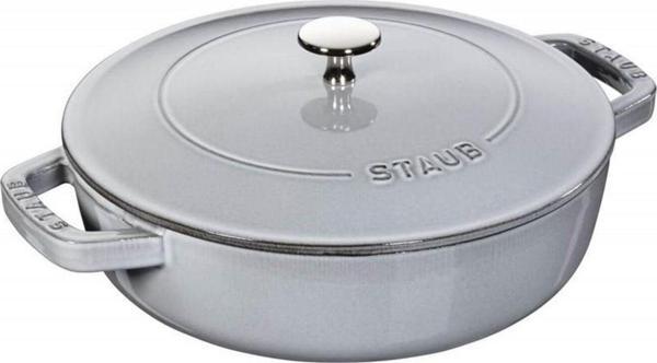 Staub Döküm Demir Sote Tenceresi Chistera | Döküm Demir | 28 Cm | Trüf Beyazı - Image 1