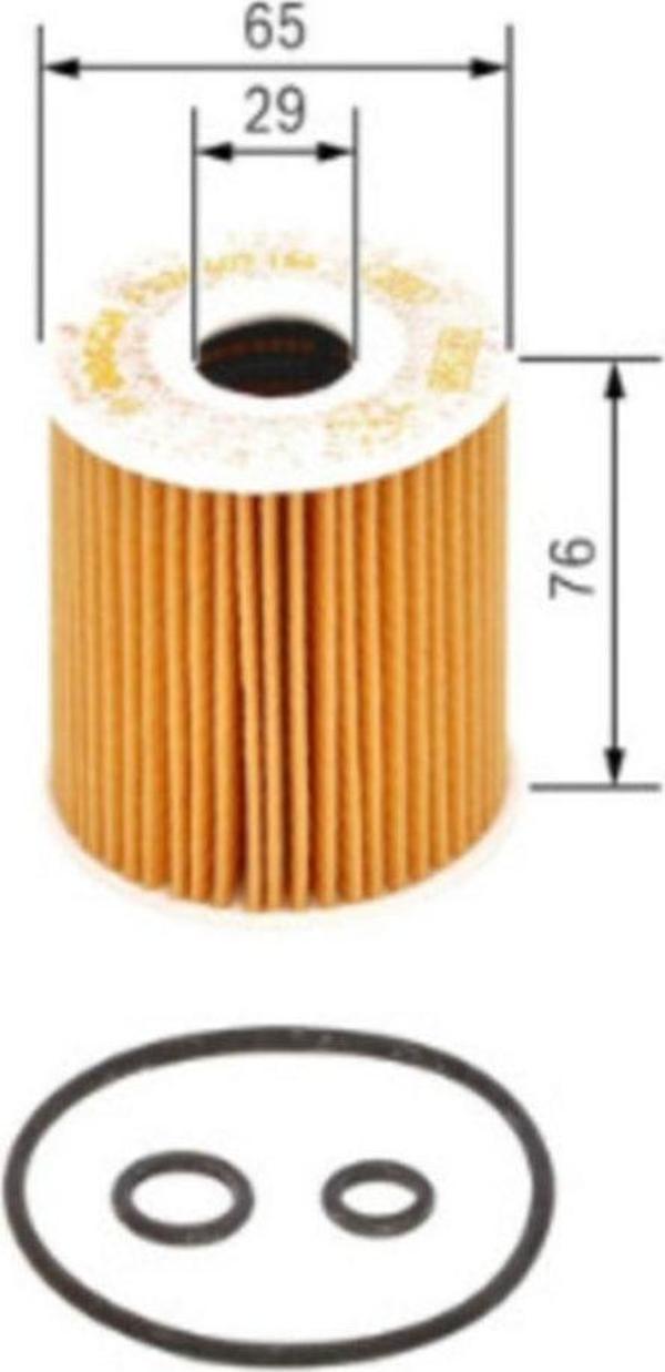 Bosch Yağ Filtresi Vw (Volkswagen) Seat Skoda Polo Ibiza Fabia F026407144 Filtre - Image 1
