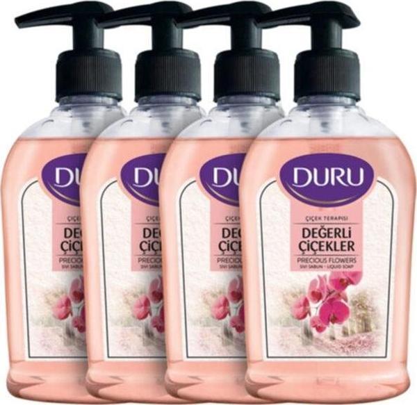 Duru Değerli Çiçekler Sıvı Sabun 300 Ml X4 - Image 1