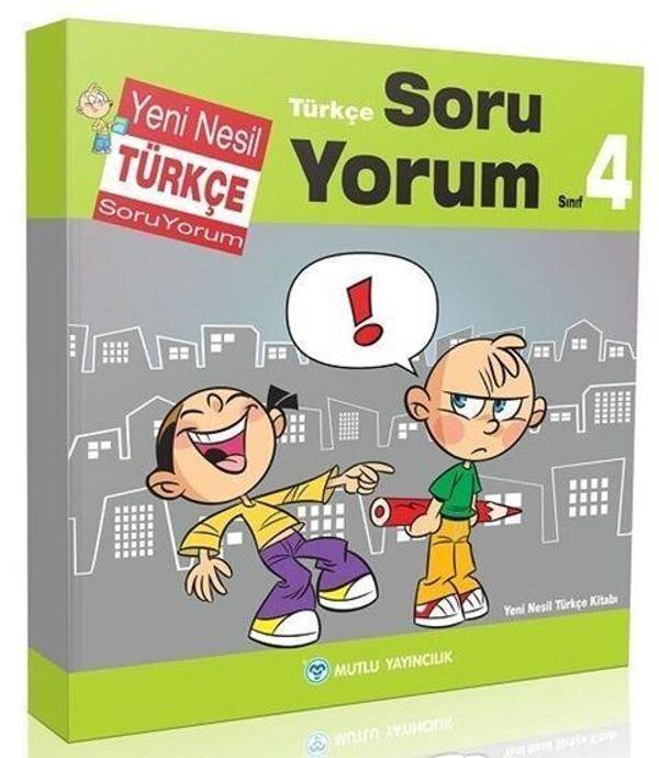 4. Sınıf Türkçe Soru Yorum Mutlu Yayıncılık - Mutlu Yayıncılık - Image 1