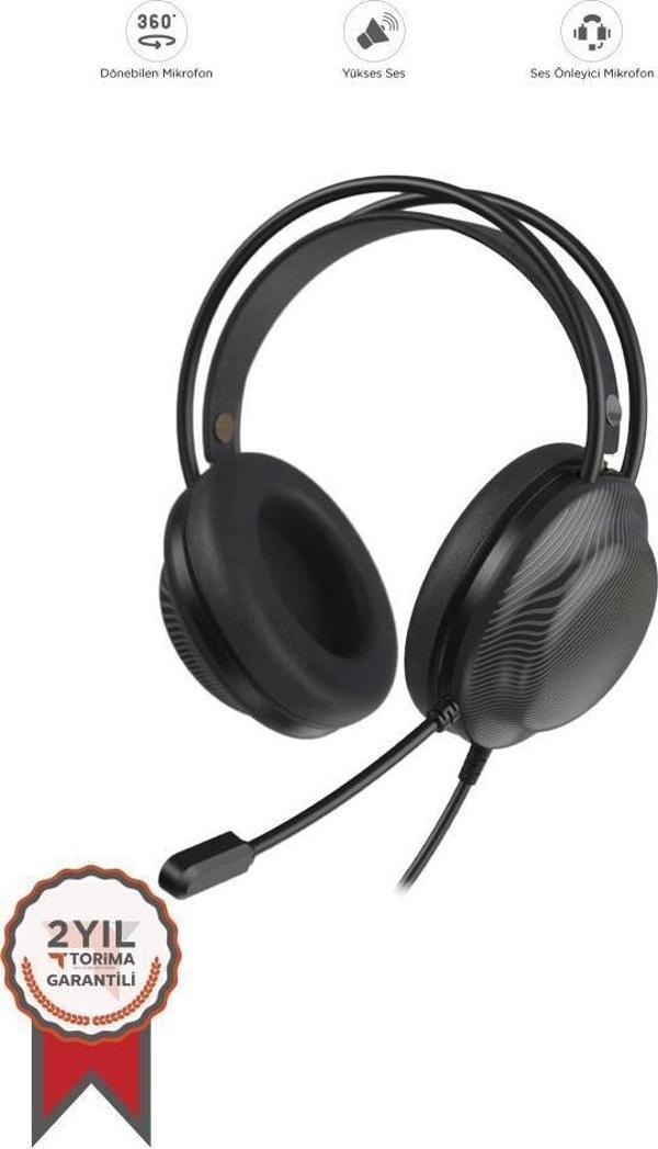 Lenovo G30B Siyah Kulak Üstü Kablolu Gaming Kulaklık - Image 1