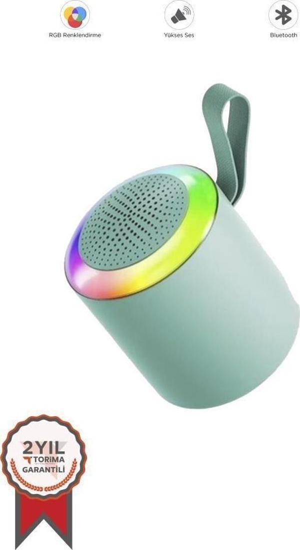 Torima D24 Yeşil SD/USB Girişli Taşınabilir Bluetooth Hoparlör - Image 1